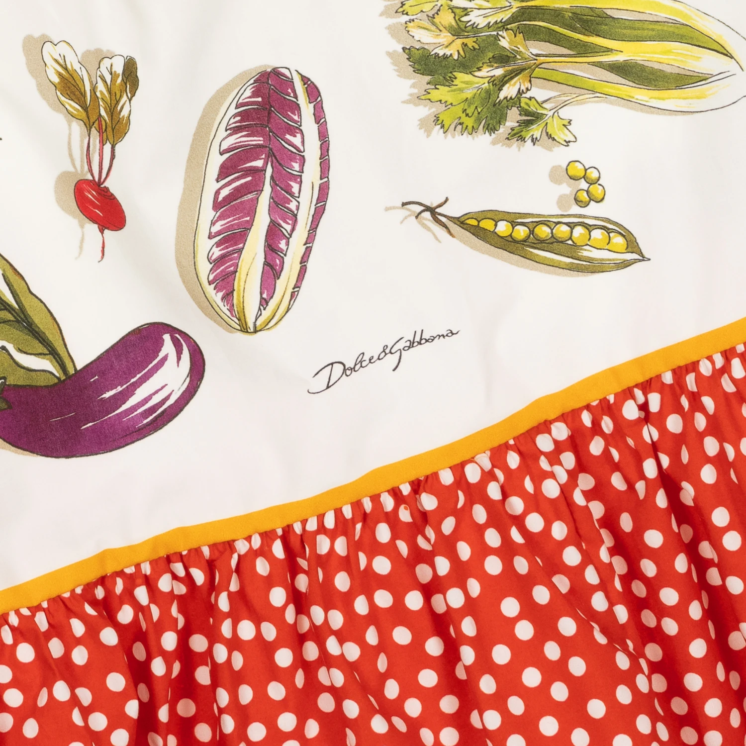 Dolce & Gabbana Teen Girls Vegetables Dress 6 Dolce & Gabbana Teen Girls Vegetables Dress - Image 4