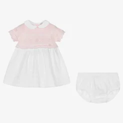 Dr. Kid Baby Girls Pink & White Cotton Dress -Deals Mirth Garb Store dr kid baby girls pink white cotton dress 495622 1ae894f2b52df89ca7150340db1e7330d4821904