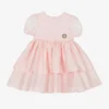 Elie Saab Baby Girls Pink Cotton & Silk Dress -Deals Mirth Garb Store elie saab baby girls pink cotton silk dress 487987 68acaaf330fbbb3e1e324ba93a8af24d222ea776