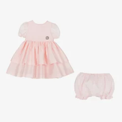 Elie Saab Baby Girls Pink Cotton & Silk Dress -Deals Mirth Garb Store elie saab baby girls pink cotton silk dress 487987 80481516eebbd9d8b04ea65c6cba0f6550d40384