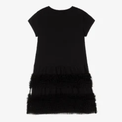 Elie Saab Teen Girls Black Diamanté Logo & Tulle Dress -Deals Mirth Garb Store elie saab teen girls black diamante logo tulle dress 487958 294244a894deaa7ae1cc2b6eb04ebccfa5948fd3
