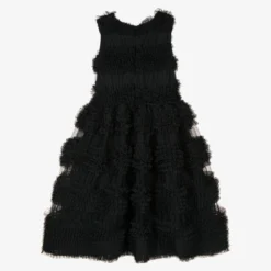 Elie Saab Teen Girls Black Tulle Frills Logo Dress -Deals Mirth Garb Store elie saab teen girls black tulle frills logo dress 487956 9586ecf82c1302802bb4f452dca850091bf6a704