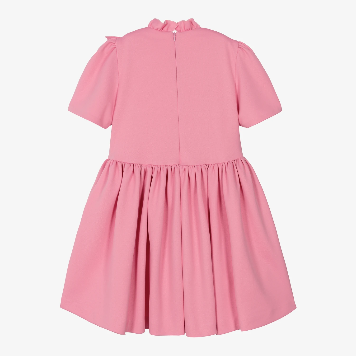Elie Saab Teen Girls Pink Piqué Dress 4 Elie Saab Teen Girls Pink Piqué Dress - Image 2