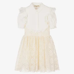 Elie Saab Teen Ivory Monogram Dress -Deals Mirth Garb Store elie saab teen ivory monogram dress 464916 02a8d19d551053748d3bd7a94b53813d0925949c