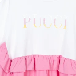 PUCCI Teen Pink & White Logo Dress -Deals Mirth Garb Store emilio pucci teen pink white logo dress 420607 2a9eea679df7e3223fe127eee83a67b5bab16c3e