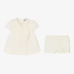 Deals Mirth Garb Store -Deals Mirth Garb Store emporio armani baby girls ivory logo cotton dress 494040 74dbc03ebb1504e3d1319bbb8f255be38ece26b1