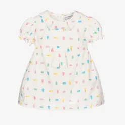 Emporio Armani Ivory Ice Cream Dress Set