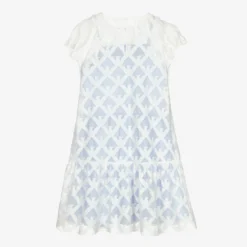 Emporio Armani Teen White & Blue Organza Dress -Deals Mirth Garb Store emporio armani teen white blue organza dress 430849 490d34cf3c2c5a8470dbe1ce2dd0a144354a0d04