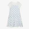 Emporio Armani Teen White & Blue Organza Dress -Deals Mirth Garb Store emporio armani teen white blue organza dress 430849 e98b3d9bcea767eef8993564d747a6e25c10138f