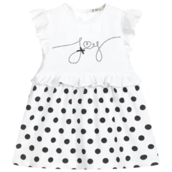 Everything Must Change Baby Girls White Cotton Dress