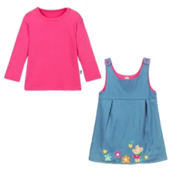 FS Baby Blue & Pink Baby Dress Set -Deals Mirth Garb Store fs baby blue pink baby dress set 356373 672d6c86f0ae1c9014042786281bd8ee7bf0a2f2
