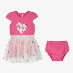 Guess Baby Girls Pink Logo Dress Set -Deals Mirth Garb Store guess baby girls pink logo dress set 429397 1a662f08235168fb167347c81429a36d9e41fdde