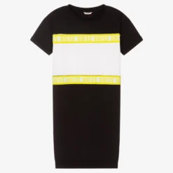 Guess Teen Black Logo Tshirt Dress