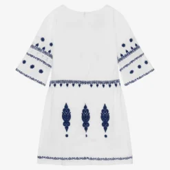 Guess Teen Girls White & Blue Cotton Dress -Deals Mirth Garb Store guess teen girls white blue cotton dress 513348 7da9cf0a9a2056de3f188636ffa0799d6174de03