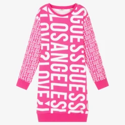 Guess Teen Pink Sweatshirt Dress