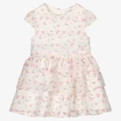 Guess White & Pink Floral Dress Set
