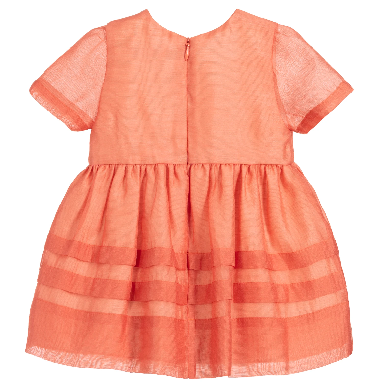 Hucklebones London Baby Girls Coral Dress Set 5 Hucklebones London Baby Girls Coral Dress Set - Image 3