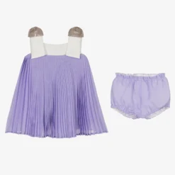 Hucklebones London Baby Girls Purple Pleated Chiffon Dress -Deals Mirth Garb Store hucklebones london baby girls purple pleated chiffon dress 488921 1605bc10acfa063bef35e6e52664a24489e21a6b