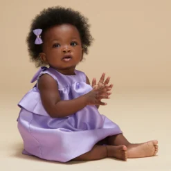 Hucklebones London Baby Girls Purple Satin Ruffle Dress -Deals Mirth Garb Store hucklebones london baby girls purple satin ruffle dress 488931 4910dbb448369cc90efa1059177de9bb817149b2 outfit