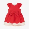 Hucklebones London Baby Girls Red Twill Bow Dress -Deals Mirth Garb Store hucklebones london baby girls red twill bow dress 493909 1988ec4acb15ab3ebe883d12596147c12dc4b9d1