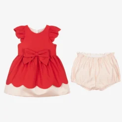 Hucklebones London Baby Girls Red Twill Bow Dress -Deals Mirth Garb Store hucklebones london baby girls red twill bow dress 493909 9c696269e8a53d4f0750bbe1ff955ae72eef77ef