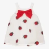 Hucklebones London Baby Girls White Organza Ladybird Dress -Deals Mirth Garb Store hucklebones london baby girls white organza ladybird dress 493924 0ee67ecd3f900318ea797a55cb2565263ffdf65d