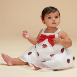 Hucklebones London Baby Girls White Organza Ladybird Dress -Deals Mirth Garb Store hucklebones london baby girls white organza ladybird dress 493924 397b48141f32de727a71a31abd81ee37d409333f outfit