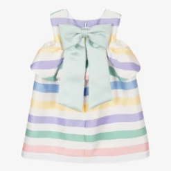 Hucklebones London Baby Girls White Striped Satin Dress -Deals Mirth Garb Store hucklebones london baby girls white striped satin dress 493915 40b2dbc1b45c99e2780a4d2b7d5fee183f4033e1