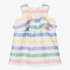 Hucklebones London Baby Girls White Striped Satin Dress -Deals Mirth Garb Store hucklebones london baby girls white striped satin dress 493915 6a21ab147ff0d5aaecfb5e3c656b0de6e71580e6