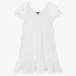 IKKS White Broderie Anglaise Dress