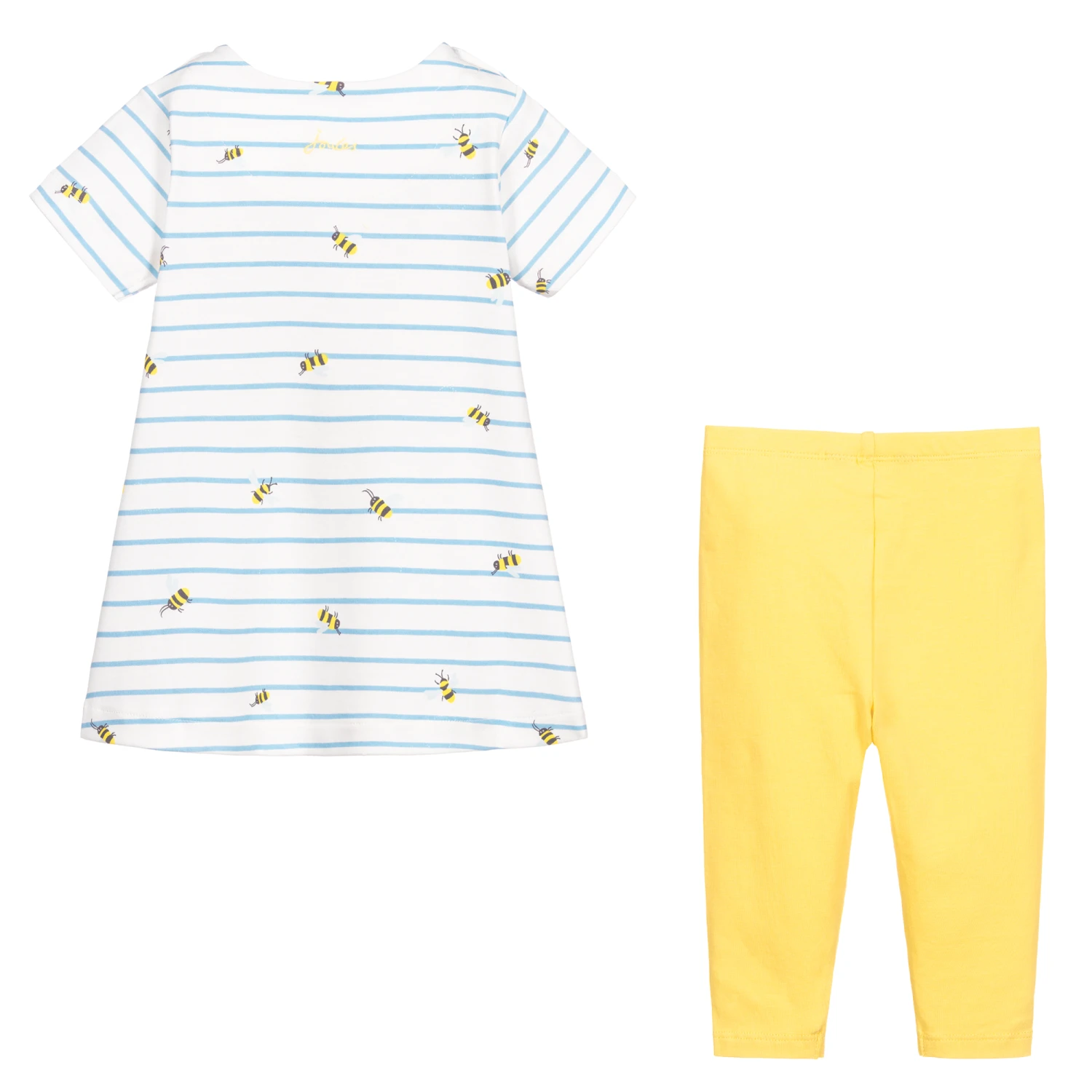 Joules Baby Dress & Leggings Set 5 Joules Baby Dress & Leggings Set - Image 3