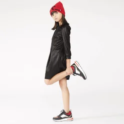 KARL LAGERFELD KIDS Teen Black Faux Leather Dress -Deals Mirth Garb Store karl lagerfeld kids teen black faux leather dress 405507 e59fb3d94e4078089fb70dd6766027914e9970ce outfit