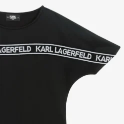 KARL LAGERFELD KIDS Teen Girls Black Jersey Logo Dress -Deals Mirth Garb Store karl lagerfeld kids teen girls black jersey logo dress 504880 84bbbe69131e1d395e4d5b4d47ce59fab6983df7