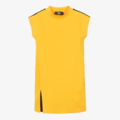 KARL LAGERFELD KIDS Teen Girls Yellow Jersey Logo Dress -Deals Mirth Garb Store karl lagerfeld kids teen girls yellow jersey logo dress 505017 a74aba0298d1849896de7bb9d1b7c93966580deb