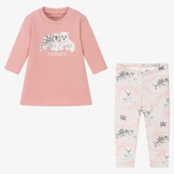 KENZO KIDS Baby Girls Pink Dress Set -Deals Mirth Garb Store kenzo kids baby girls pink dress set 470442 c114579c7fe2685fe3354d4db29fc4513ba4edeb