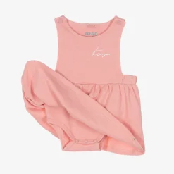 KENZO KIDS Baby Girls Pink Logo Pinafore Dress -Deals Mirth Garb Store kenzo kids baby girls pink logo pinafore dress 500959 7066f313dbe97cb5764a5fd0f7f27f3b354937c7