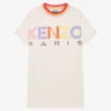 KENZO KIDS Teen Girls Beige Cotton Logo Dress -Deals Mirth Garb Store kenzo kids teen girls beige cotton logo dress 502015 540799f1163902204bed10cfc8da2b0306230e9f