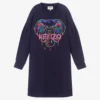 KENZO KIDS Teen Girls Blue Elephant Dress