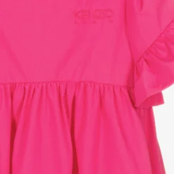 KENZO KIDS Teen Girls Fuchsia Pink Cotton Dress -Deals Mirth Garb Store kenzo kids teen girls fuchsia pink cotton dress 502256 c9a6a66ea4c684bb0f4849980b679880d7f6384e