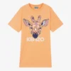 KENZO KIDS Teen Girls Orange Cotton Giraffe Dress -Deals Mirth Garb Store kenzo kids teen girls orange cotton giraffe dress 502214 b11ff038badb2f5b2559c67492dcdd3827768cda