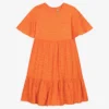 KENZO KIDS Teen Girls Orange Tiger Stripe Dress -Deals Mirth Garb Store kenzo kids teen girls orange tiger stripe dress 502227 23206db28f16cf2a4e77747b720b1deedebbee01