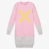 KENZO KIDS Teen Girls Pink Big X Dress -Deals Mirth Garb Store kenzo kids teen girls pink big x dress 470574 93744cb903d443399ec13a87370af42cb52e950a
