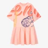 KENZO KIDS Teen Girls Pink Multi-Iconics Cotton Dress -Deals Mirth Garb Store kenzo kids teen girls pink multi iconics cotton dress 502237 1e2ea9ea16ea6dadd45c58b6a7e758d4b37110ff
