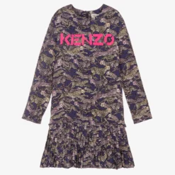 KENZO KIDS Teen Girls Purple Dress