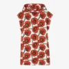 KENZO KIDS Teen Girls Red Cotton Poppy Logo Dress -Deals Mirth Garb Store kenzo kids teen girls red cotton poppy logo dress 500426 735c882caeed4894024abf682470ed9517ca5a09