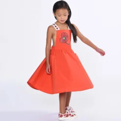 KENZO KIDS Teen Girls Red Poppy Logo Poplin Dress -Deals Mirth Garb Store kenzo kids teen girls red poppy logo poplin dress 500434 4f7cf417357238babd25d6a9027230d111011fb9 outfit