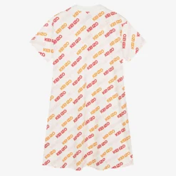 KENZO KIDS Teen Girls White Logo Polo Dress -Deals Mirth Garb Store kenzo kids teen girls white logo polo dress 502377 f350a5e875521b3abb2f0fa579303a99abdf6e72