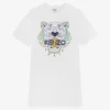KENZO KIDS Teen Girls White Tiger Cotton Dress -Deals Mirth Garb Store kenzo kids teen girls white tiger cotton dress 502409 55ef11bf4668fd660f2059c3c30d9412463a2545