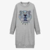 KENZO KIDS Teen Grey Tiger Jersey Dress -Deals Mirth Garb Store kenzo kids teen grey tiger jersey dress 406163 6b84492d3bd8b5b921d15fd3b668c9175b136a1f