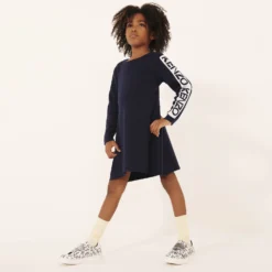 KENZO KIDS Teen Navy Blue Logo Dress -Deals Mirth Garb Store kenzo kids teen navy blue logo dress 333047 61d0267cfe8b5a718d6f80e936711364f5f82be8 outfit